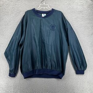 VTG 90s Bishop O'Connnel Golf Classic Windbreaker Crewneck Blue Green Men XL USA